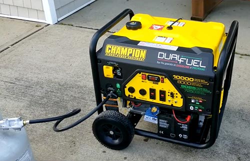 dual fuel 10,000 watt generator