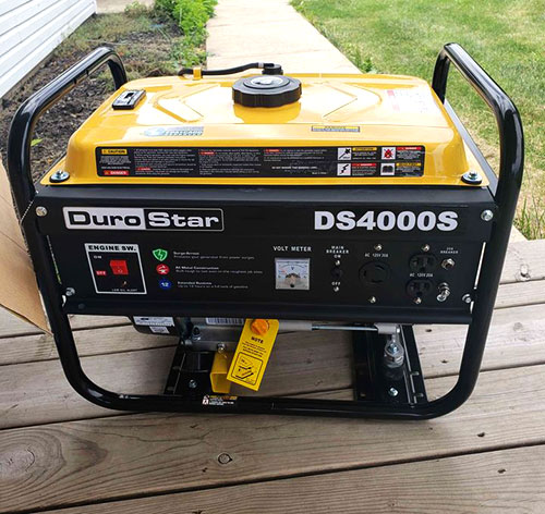 DuroStar DS4000S portable generator for construction sites