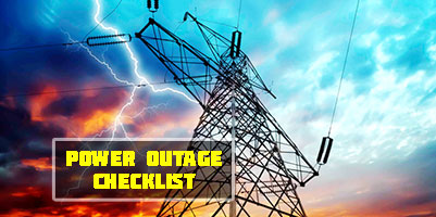 power outage checklist